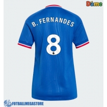 Fotballdrakt Dame Manchester United Bruno Fernandes #8 Bortedrakt 2026-27 Kortermet